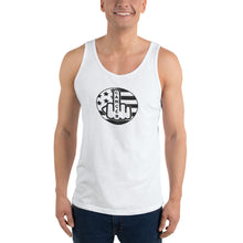 Load image into Gallery viewer, F Cancer USA B&amp;W Unisex Tank